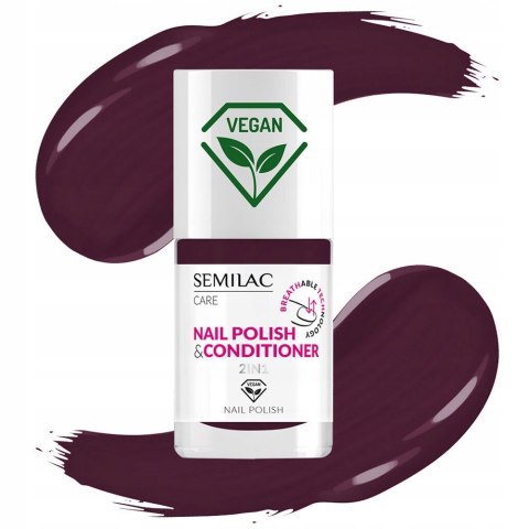 SEMILAC LAKIER KLASYCZNY Z ODŻYWKĄ 023 7ML