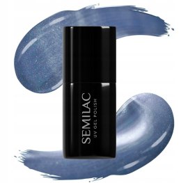 SEMILAC Lakier hybrydowy 665 Blueberry Gloss 7 ml