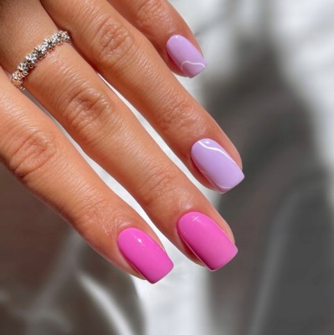 SEMILAC Neon Pink Punch Lakier Hybrydowy do paznokci 7ml Różowy 601