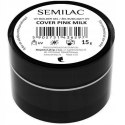 SEMILAC Żel budujący UV COVER PINK MILK 15g