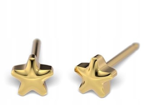 STUDEX System 75 gwiazdka złoto 7511-0501