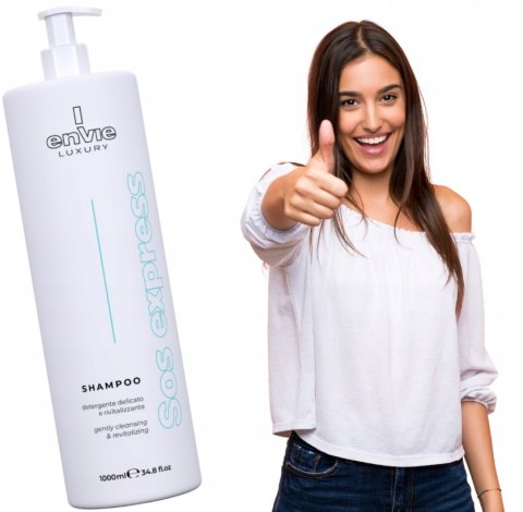 SZAMPON DO WŁOsÓW NAWILŻAJĄCY SOS EXPRESS NAWILŻAJĄCY ENVIE 1000ML