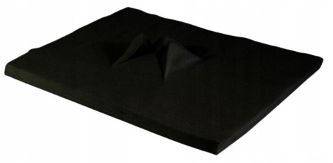 Zagłówki pokrycie jednorazowe do masażu z włókniny CZARNE 100szt