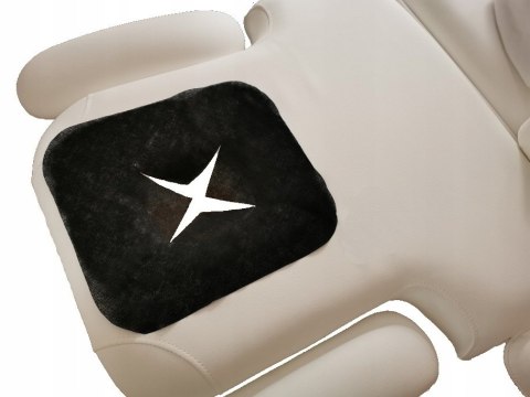 Zagłówki pokrycie jednorazowe do masażu z włókniny CZARNE 100szt