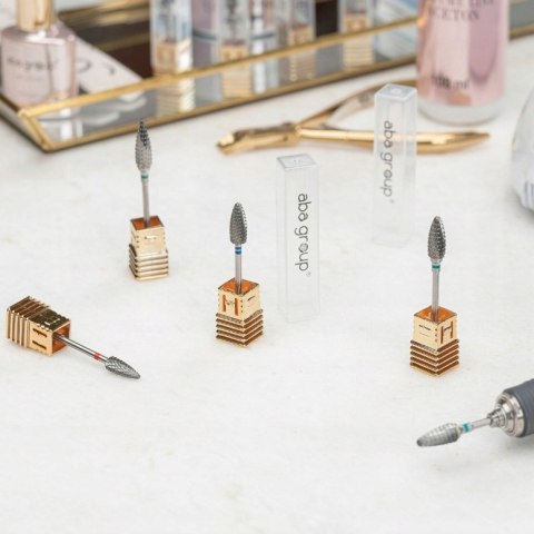 ABA GROUP Frez z węglika spiekanego F33-F stożek srebrny