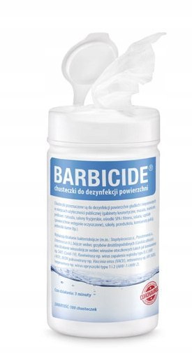 BARBICIDE chusteczki dezynfekcja powierzchni 100SZT
