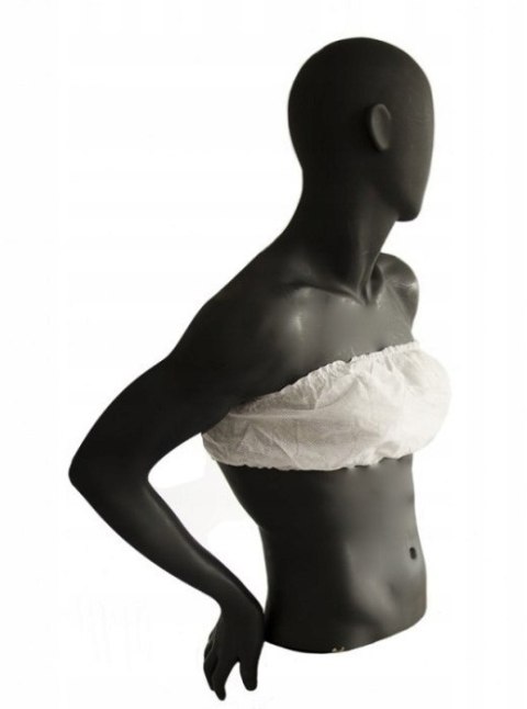 Biustonosz zabiegowy jednorazowy biały 10 szt