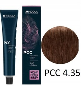 Farba do włosów 4.35 Średni brąz złoty mahoń INDOLA PCC 60ml
