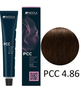 Farba do włosów 4.86 Średni brąz czekoladowa czerwień INDOLA PCC 60ml
