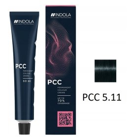Farba do włosów 5.11 Jasnobrązowy intensywny popielaty INDOLA PCC 60ml