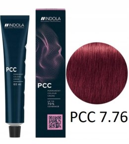 Farba do włosów 7.76 średni blond fioletowo czerwony INDOLA PCC 60ml