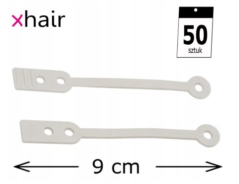 Gumki do wałków 50 sztuk mocne do trwałej 9 cm płaskie Zestaw 003 XHAIR