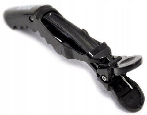 XHAIR Klipsy do włosów 6 szt. czarne rekiny