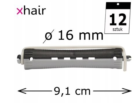 XHAIR Wałki do trwałej długie 16mm 12 szt