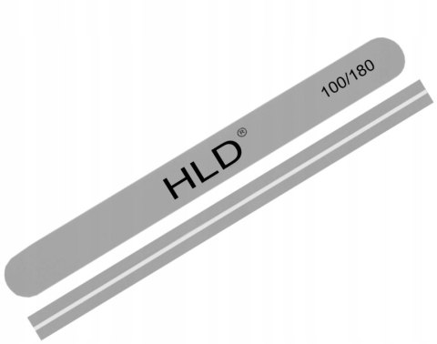 HLD Polerka do paznokci wąska prosta 100/180 1szt