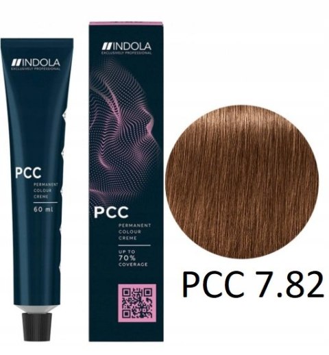 INDOLA PCC farba do włosów 7.82