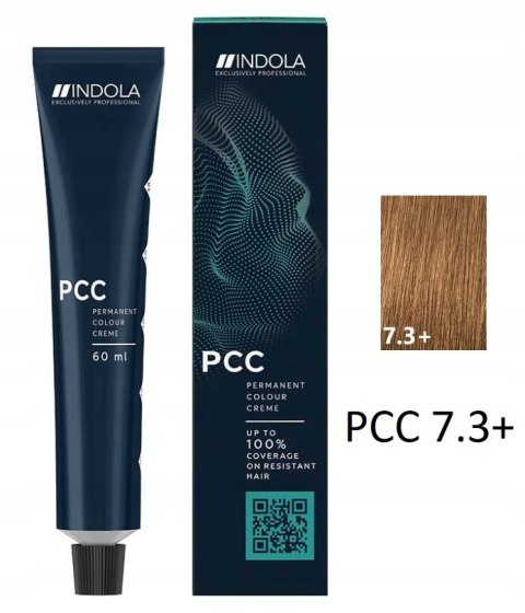 Indola PCC farba do włosów 7.3+ Naturalny średni złoty blond, 60ml