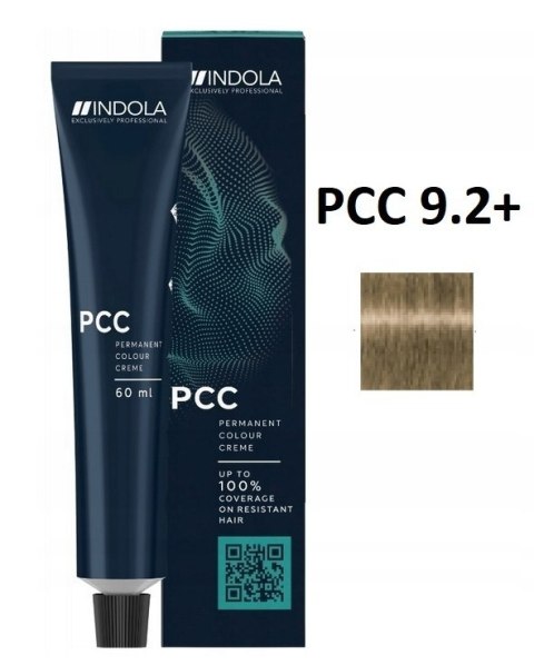 Indola PCC farba do włosów 9.2+ jasny blond perło.
