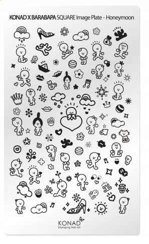 KONAD PŁYTKA SQUARE HONEYMOON