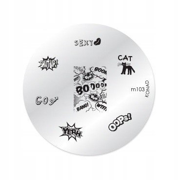 KONAD Płytka z wzorkami m103