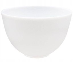 Miska, miseczka silikonowa do alg masek farby Biała śr. 12 cm