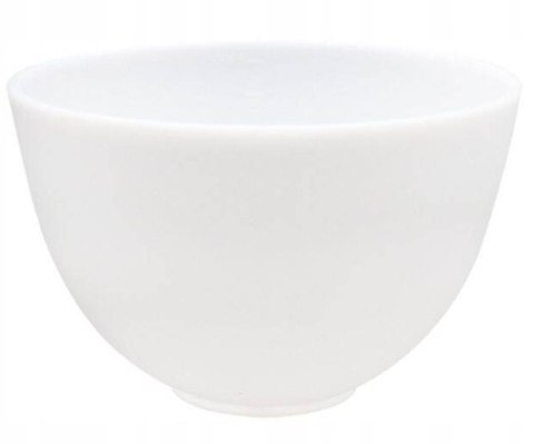 Miska, miseczka silikonowa do alg masek farby Biała śr. 12 cm