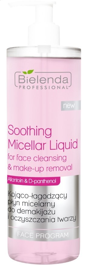 PŁYN MICELARNY BIELENDA KOJĄCO ŁAGODZĄCY Do Mycia Twarzy Demakijażu 500 ML