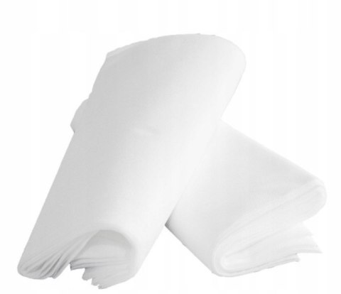 Prześcieradło Podkład włókninowy Biały 215x100cm 10 sztuk Ochronne Materac