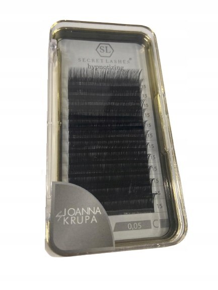 SECRET LASHES RZĘSY HYPNOTIZING C 0,05 DŁUGOŚĆ 15