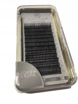 SECRET LASHES Rzęsy Hypnotizing C 0,03 DŁUGOŚĆ 11
