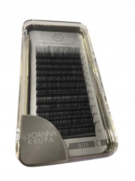 SECRET LASHES Rzęsy Hypnotizing C 0,03 DŁUGOŚĆ 13