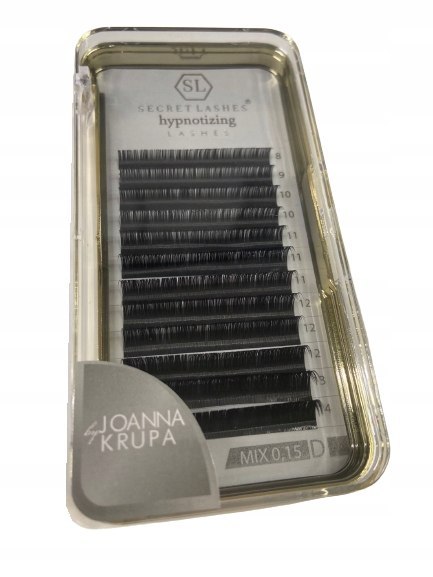 SECRET LASHES Rzęsy Hypnotizing D MIX 0,15mm