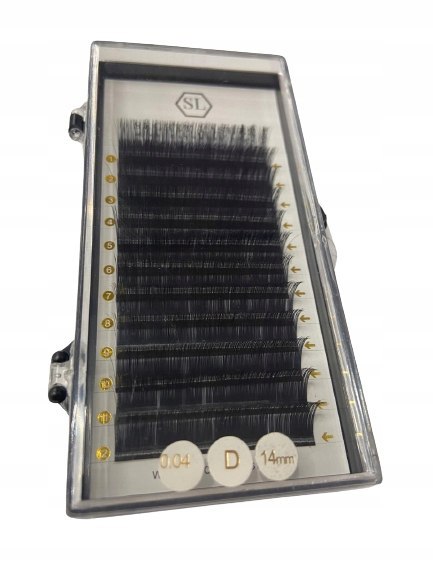 SECRET LASHES Rzęsy KASZMIROWE D 0,04 DŁUGOŚĆ 14