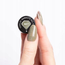 SEMILAC 407 Namaste All Year Lakier Hybrydowy 7ml Złoty Efekt Flash