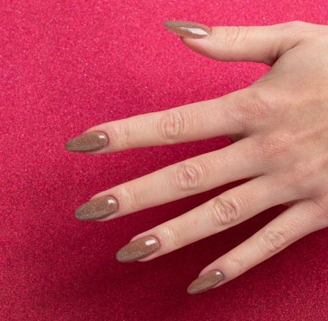 SEMILAC 408 Less Sugar Lakier Hybrydowy 7ml Mleczny Brąz Efekt Flash