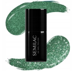 SEMILAC 410 More Energy Lakier Hybrydowy do paznokci Zielony Efekt Flash