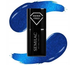 SEMILAC 466 Blue Silk Pyjamas Lakier Hybrydowy 7ml