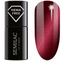 SEMILAC 467 Red Candle Flash Lakier Hybrydowy 7ml