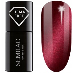 SEMILAC 467 Red Candle Flash Lakier Hybrydowy 7ml