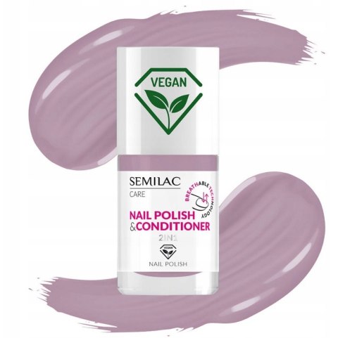SEMILAC BREATHable Oddycha. Lakier do Paznokci 033