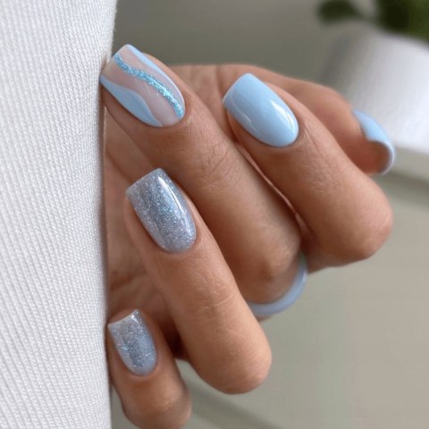 SEMILAC LAKIER HYBRYDOWY 240 Icy Waterfall 7 ml