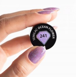 SEMILAC LAKIER HYBRYDOWY 241 Ocean Flower 7 ml