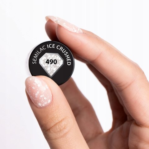SEMILAC LAKIER HYBRYDOWY 490 ICE CRUSHED 7ML