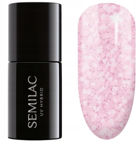 SEMILAC LAKIER HYBRYDOWY 491 STRAWBERRY ICE 7ML