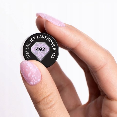 SEMILAC LAKIER HYBRYDOWY 492 ICY LAVENDER BLISS 7ML