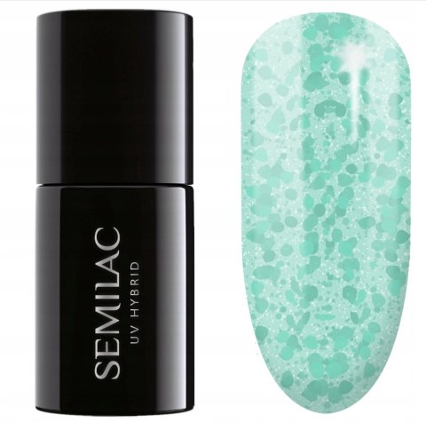 SEMILAC LAKIER HYBRYDOWY 495 MINT GLACIER 7ML