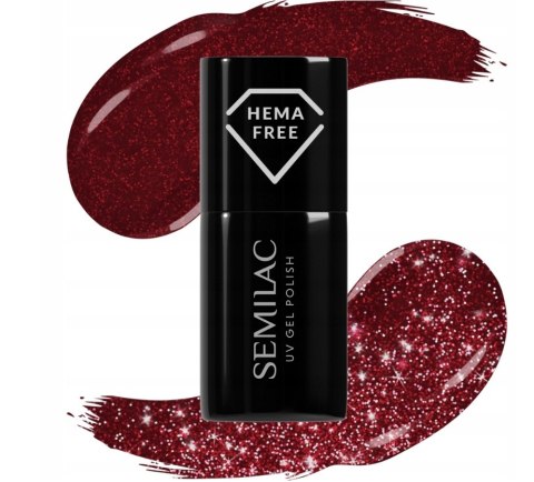 SEMILAC Lakier Hybrydowy 397 Tea before Wine 7ml