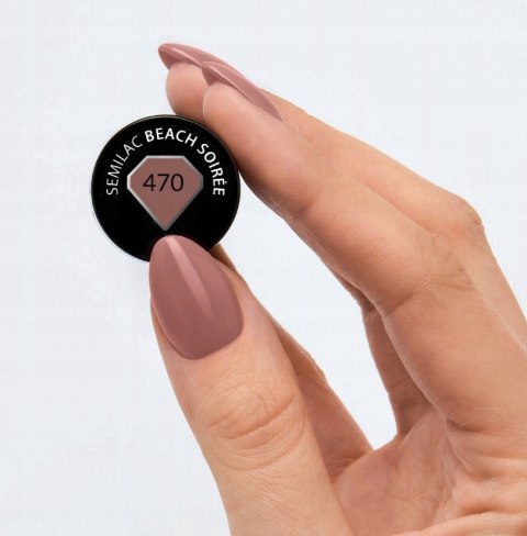 SEMILAC Lakier Hybrydowy Beach Soirée 7ml 470