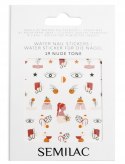 SEMILAC Naklejki Na Paznokcie Wodne NUDE TONE 19