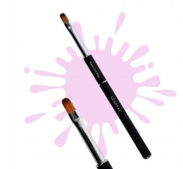 SEMILAC Pędzelek do żelu Basic Gel Flat czarny